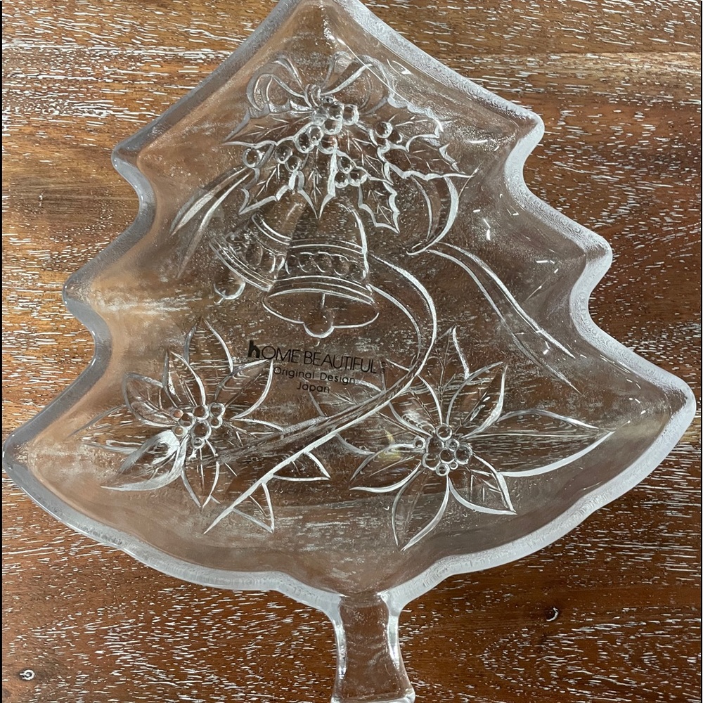 Home Beautiful Candy Dish Christmas Tree Server